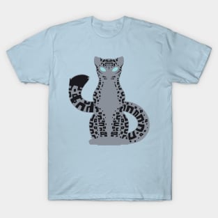 Minimalist Snow Leopard T-Shirt